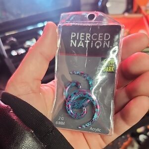 Pierced Nation Glow in the Dark Acrylic Earrings